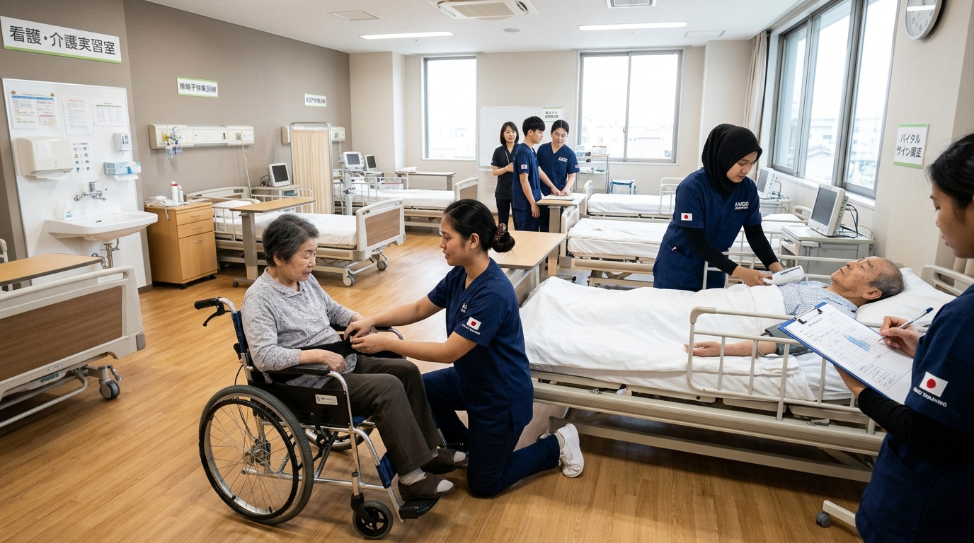 Nursing and Caregiver training simulation